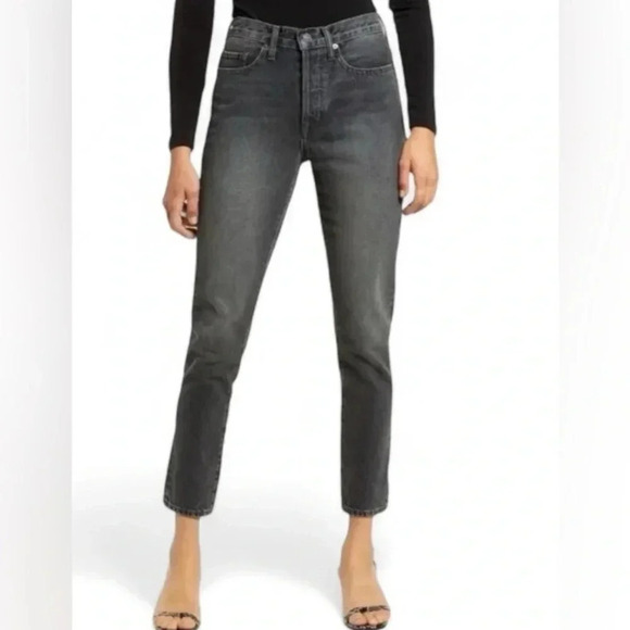 Edwin Denim - NWT Anthropology Edwin Hana Crop Denim Jeans Rapture Size 26 Straight Leg